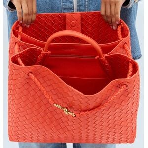 Bottega Veneta Intrecciato Orange Tote